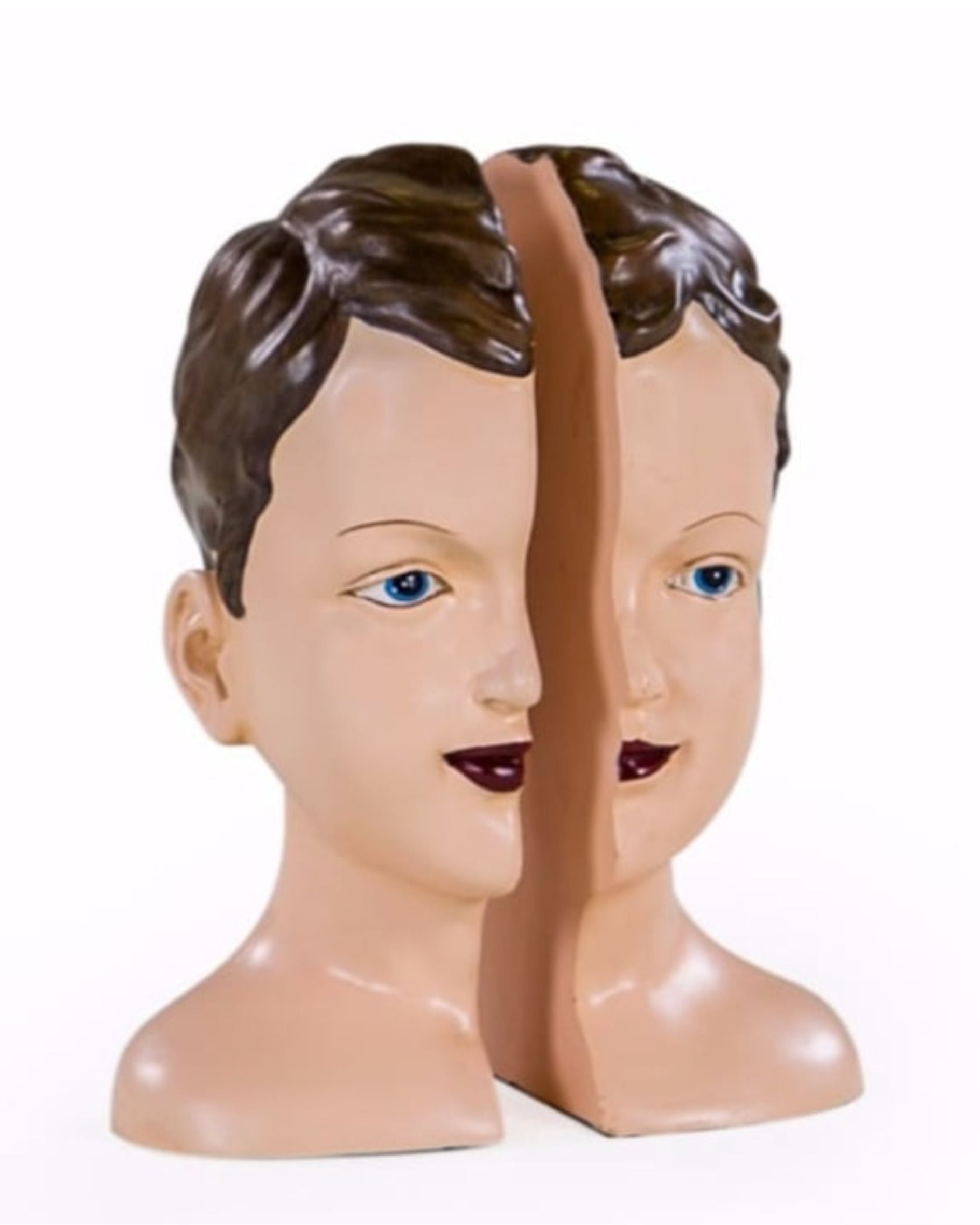 Lizzie Onion’s Pick of the Week: Antiqued Split Deco Head Bookends