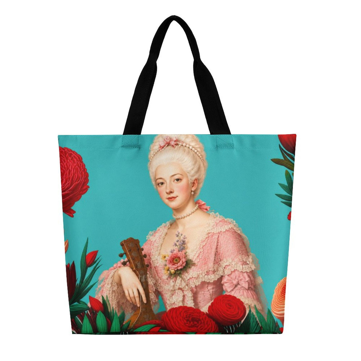 LargTe One Shoulder Shopping Bag (All-Over Printing)