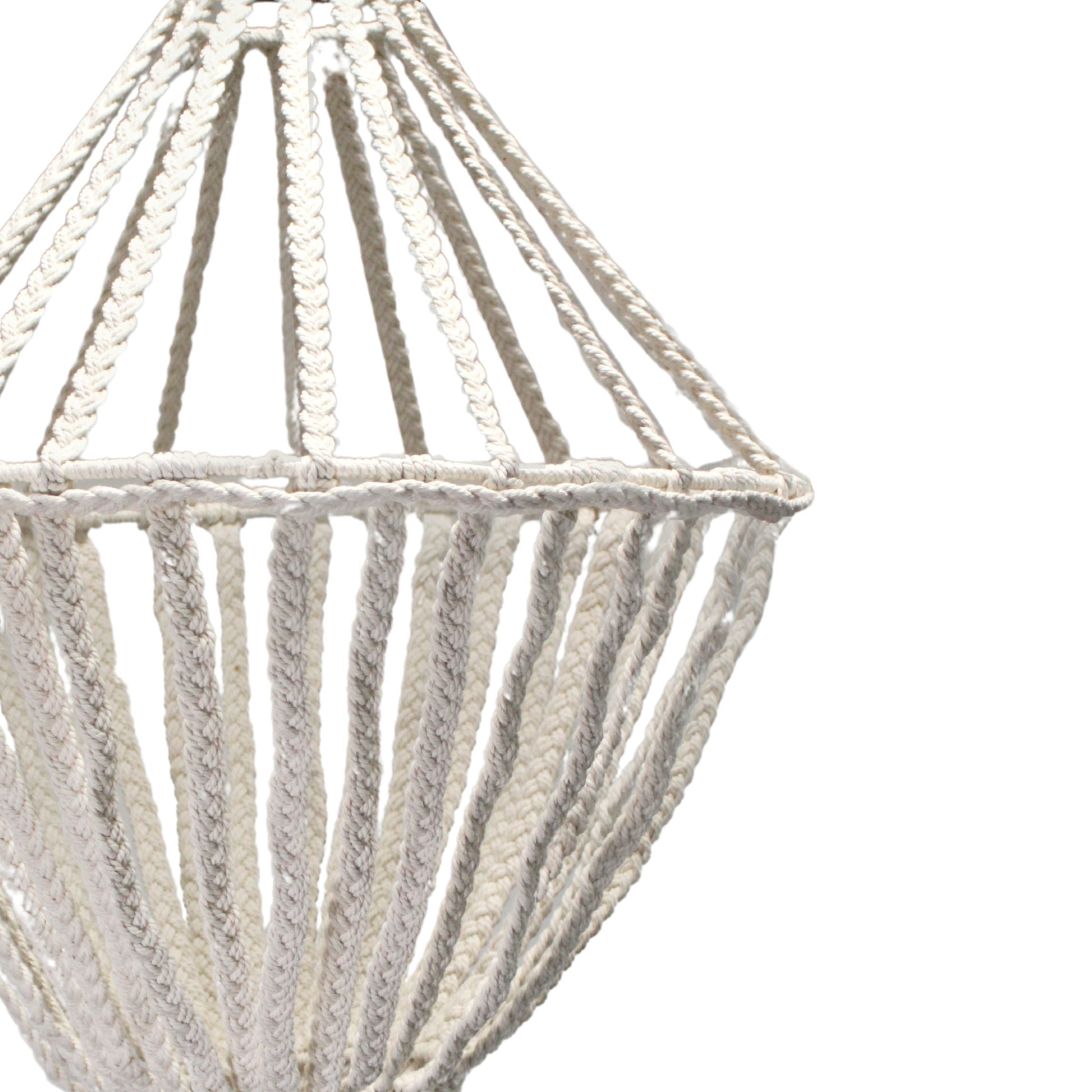Bohemian Macrame Chandelier - Natural Image 4