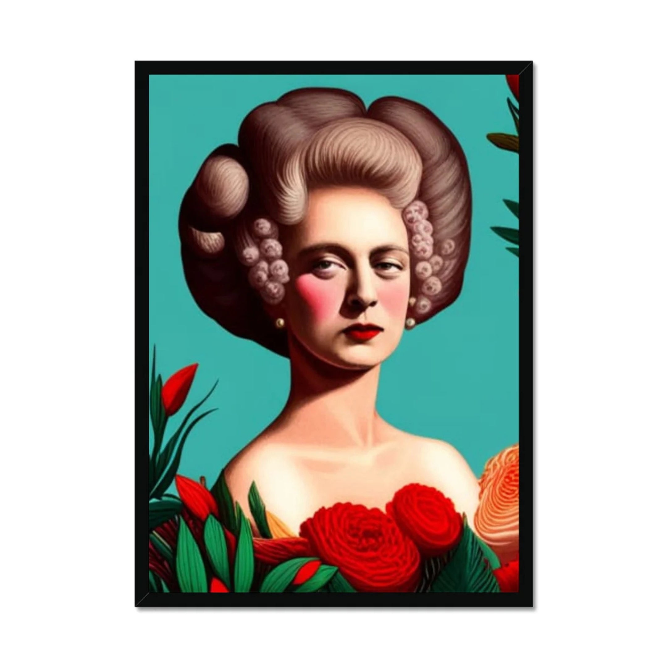 Margot Was Really Not Amused – Framed Print