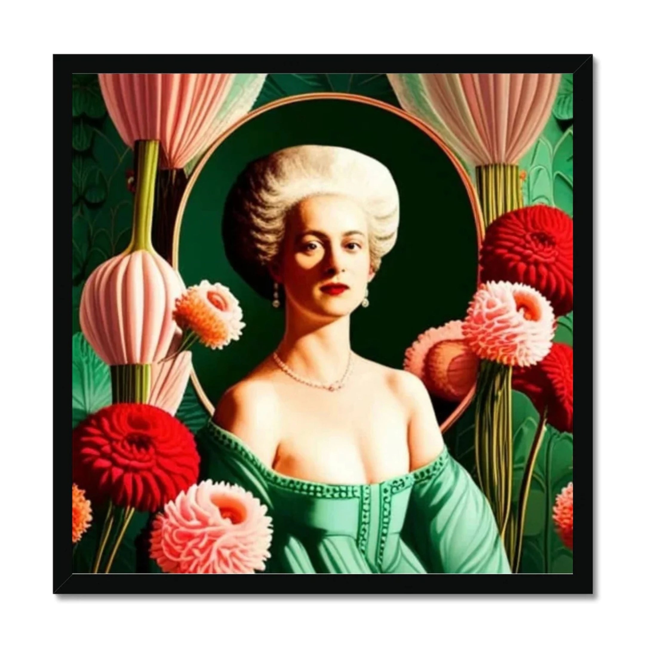 Élodie – Garden Reverie – Framed Print