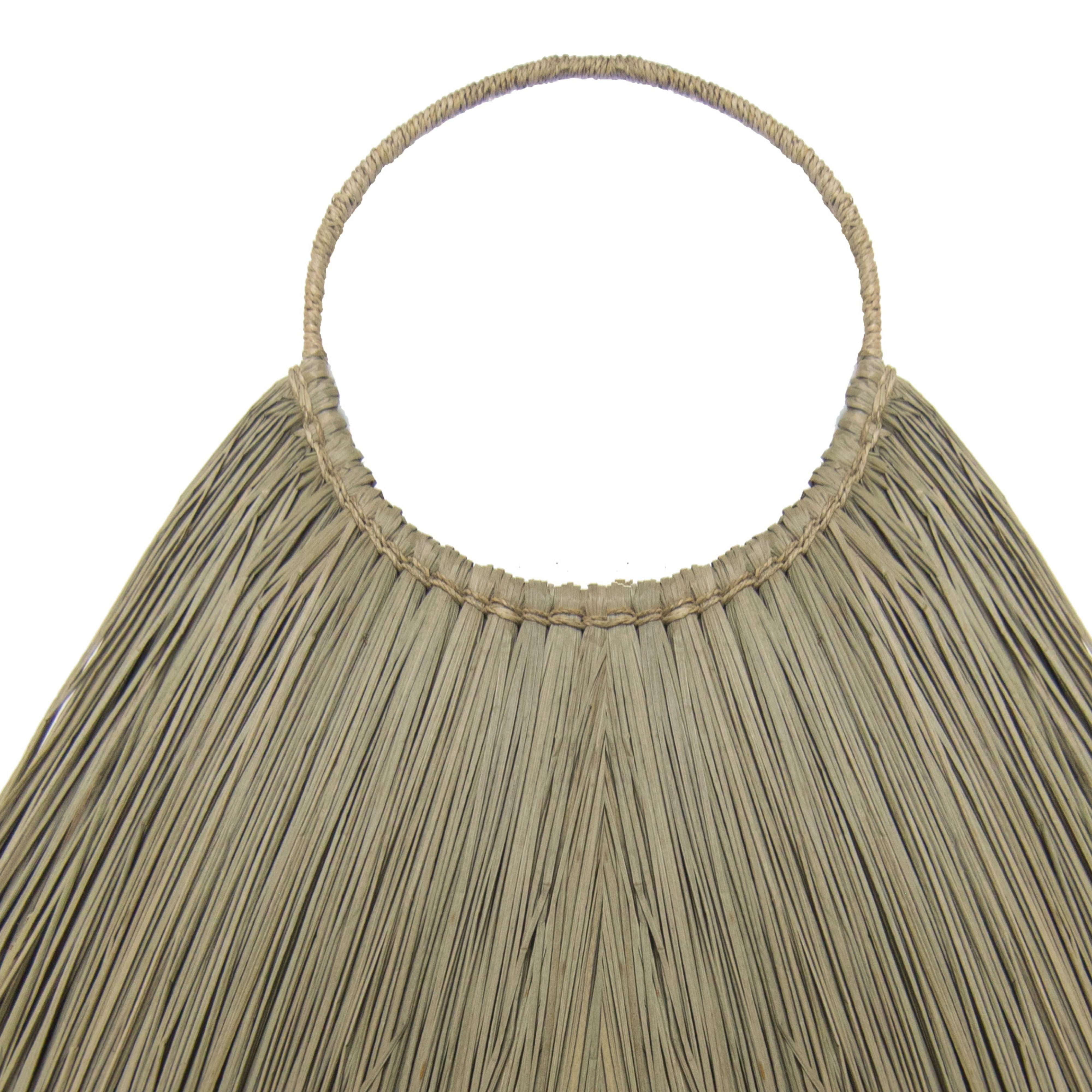 Large Seagrass Fan Wall Decor – Handmade Natural Boho Statement