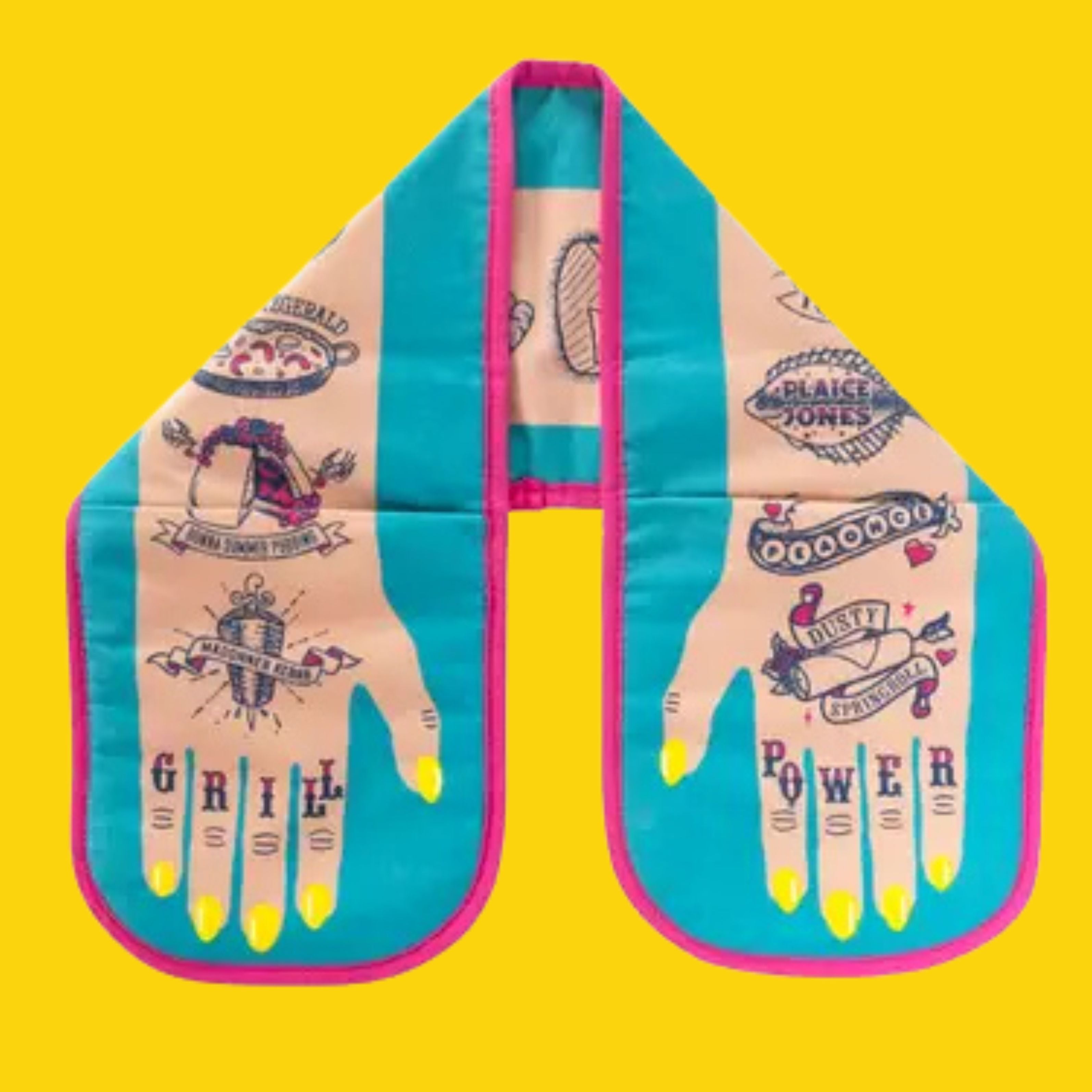 Grill Power Double Oven Glove (Light) – Cook Like the Rockstar You Are