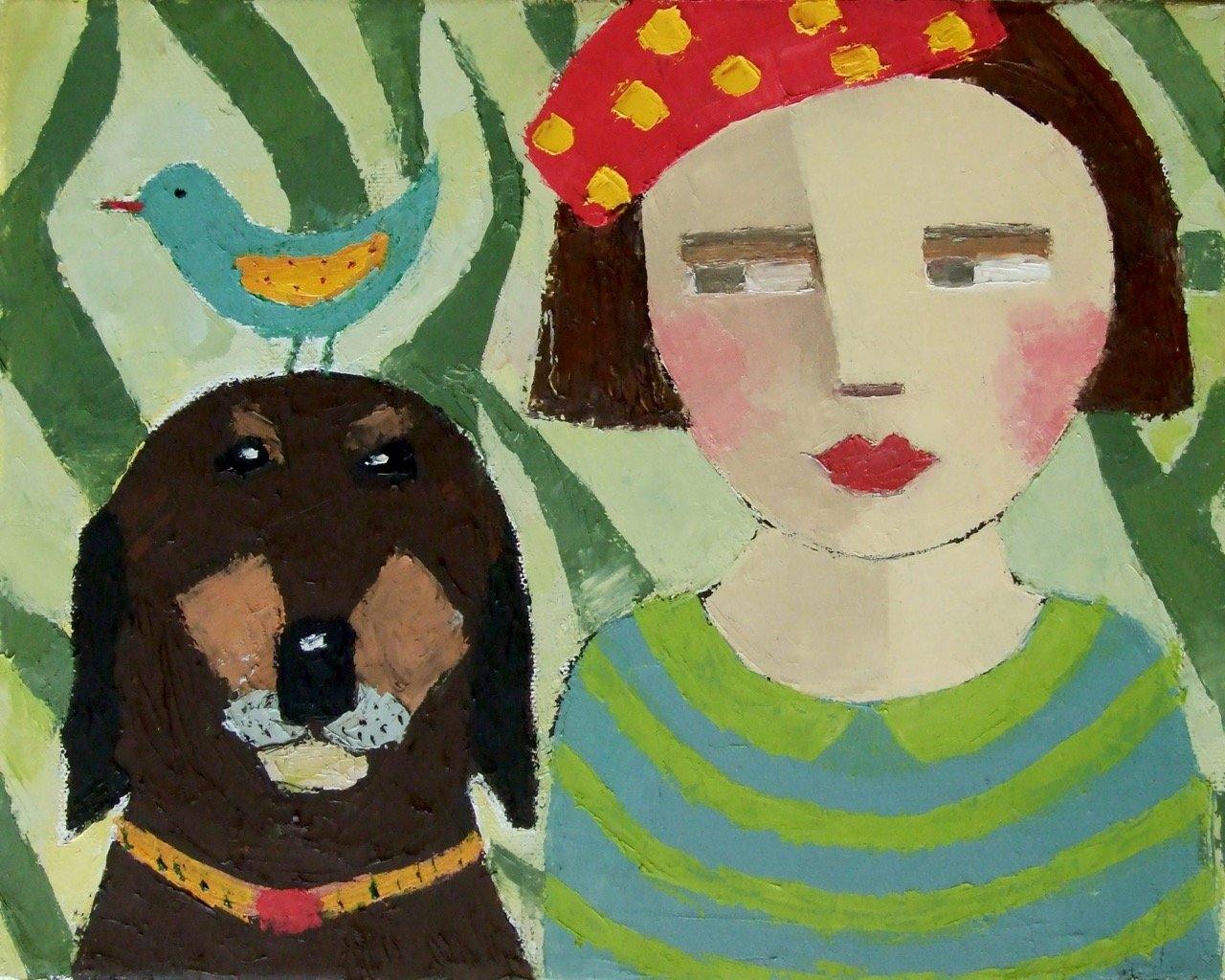 Catriona Millar Print -  Geraldine and Thomas