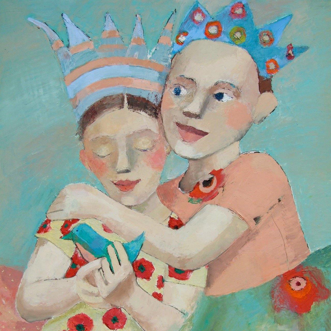 Catriona Millar Signed Giclee Print Titled Blue Bird