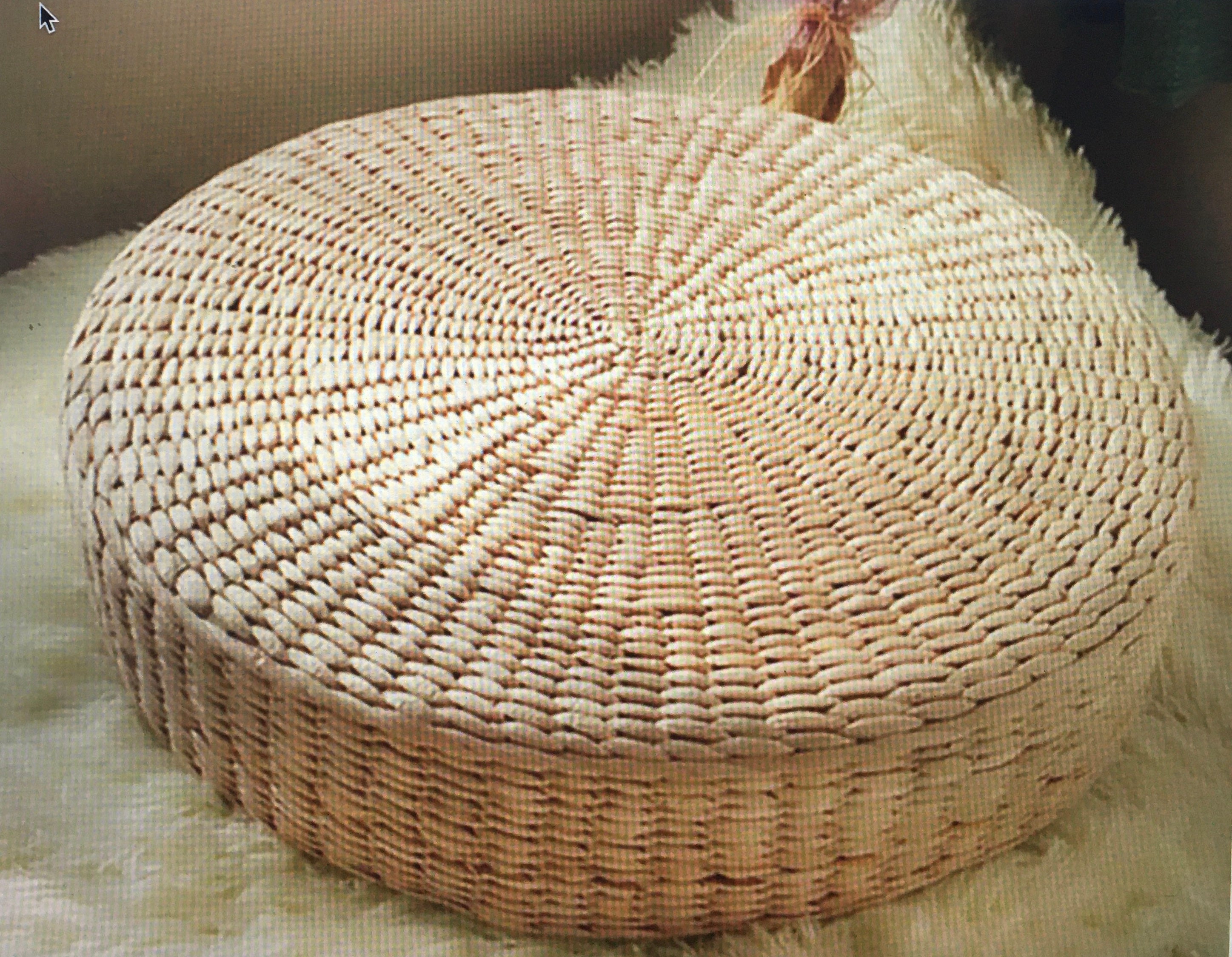 Tatami Round Straw Handwoven Cushion Seat