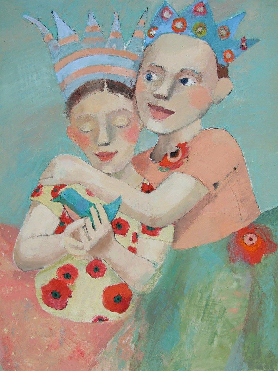 Catriona Millar Signed Giclee Print Titled Blue Bird