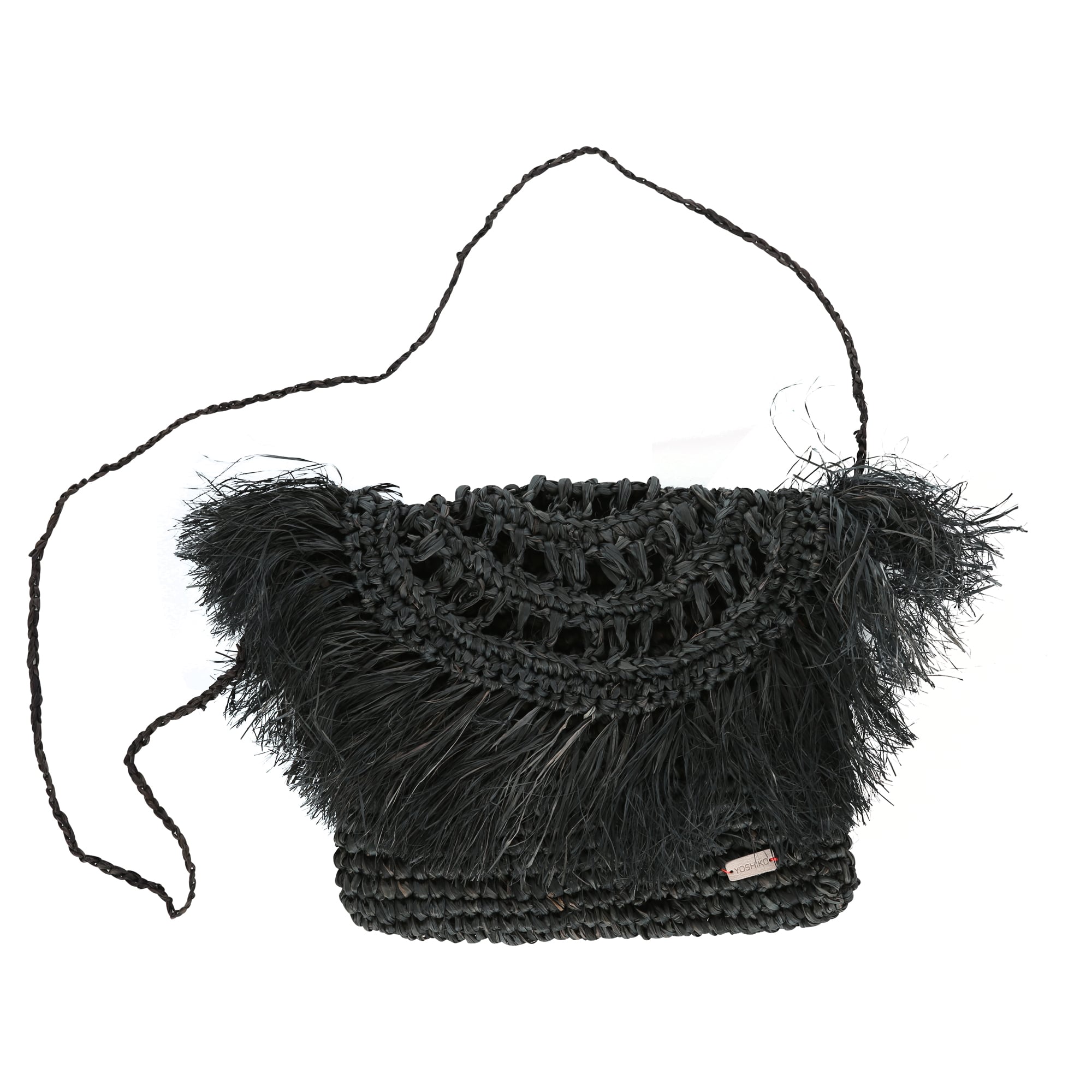 Seagrass Handbag the Nias Bag Anthracite