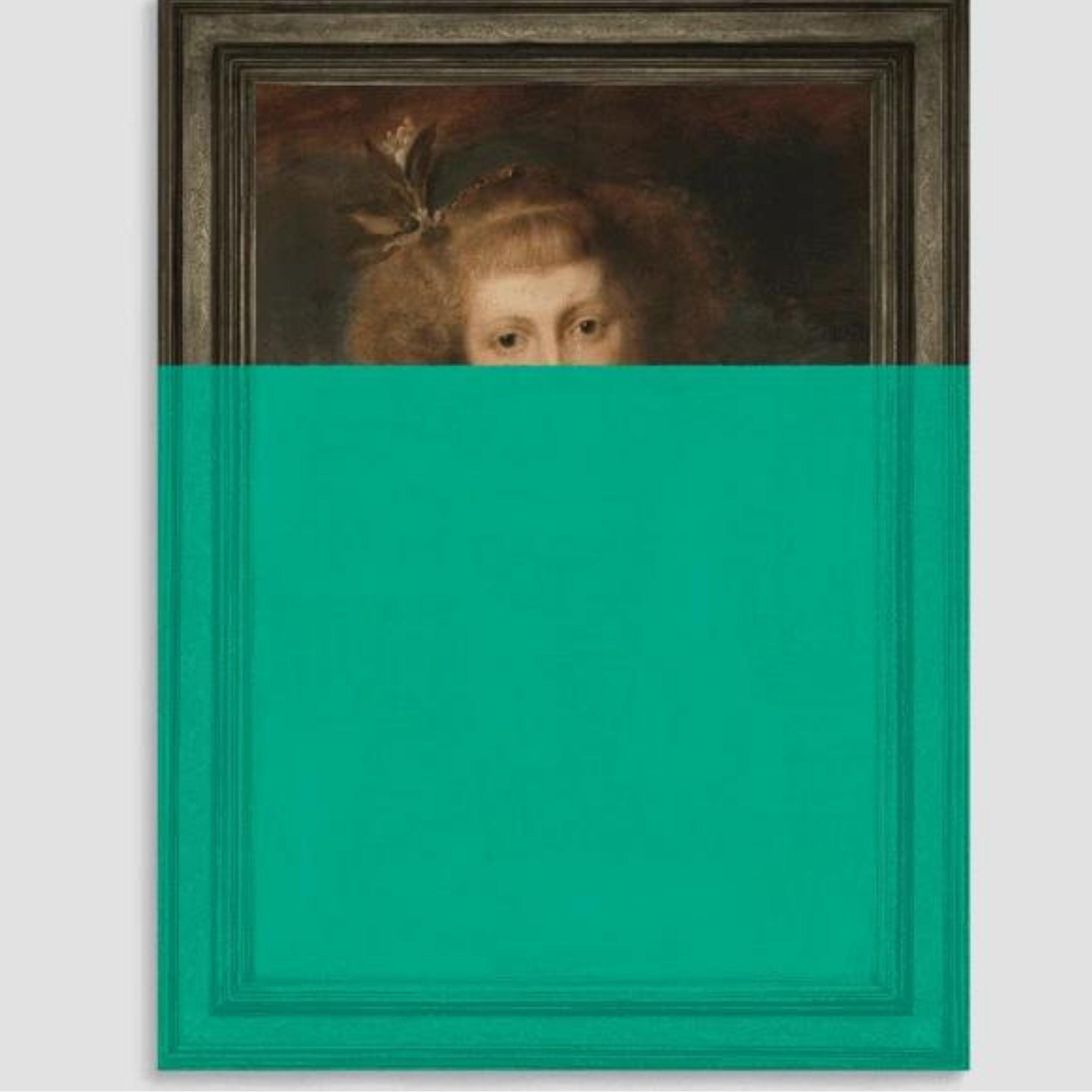 Prince & Rebel - Woman with Flower Canvas Print