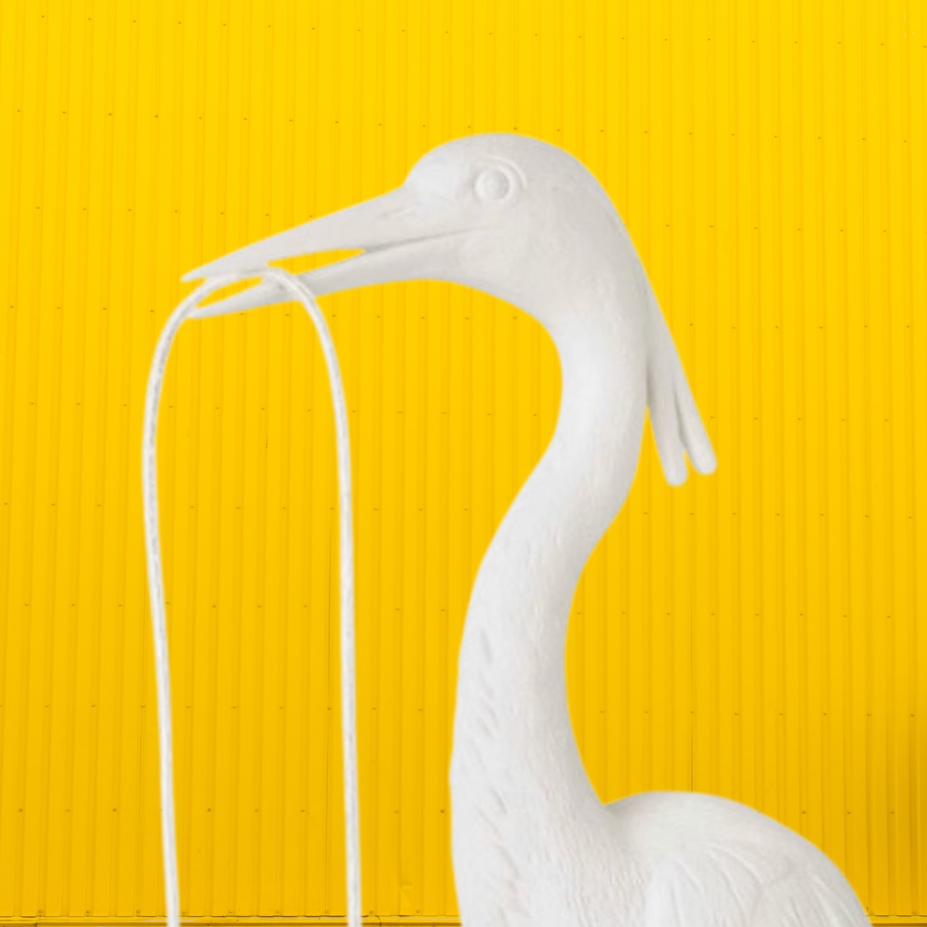 Beautiful Heron Wall Light - White