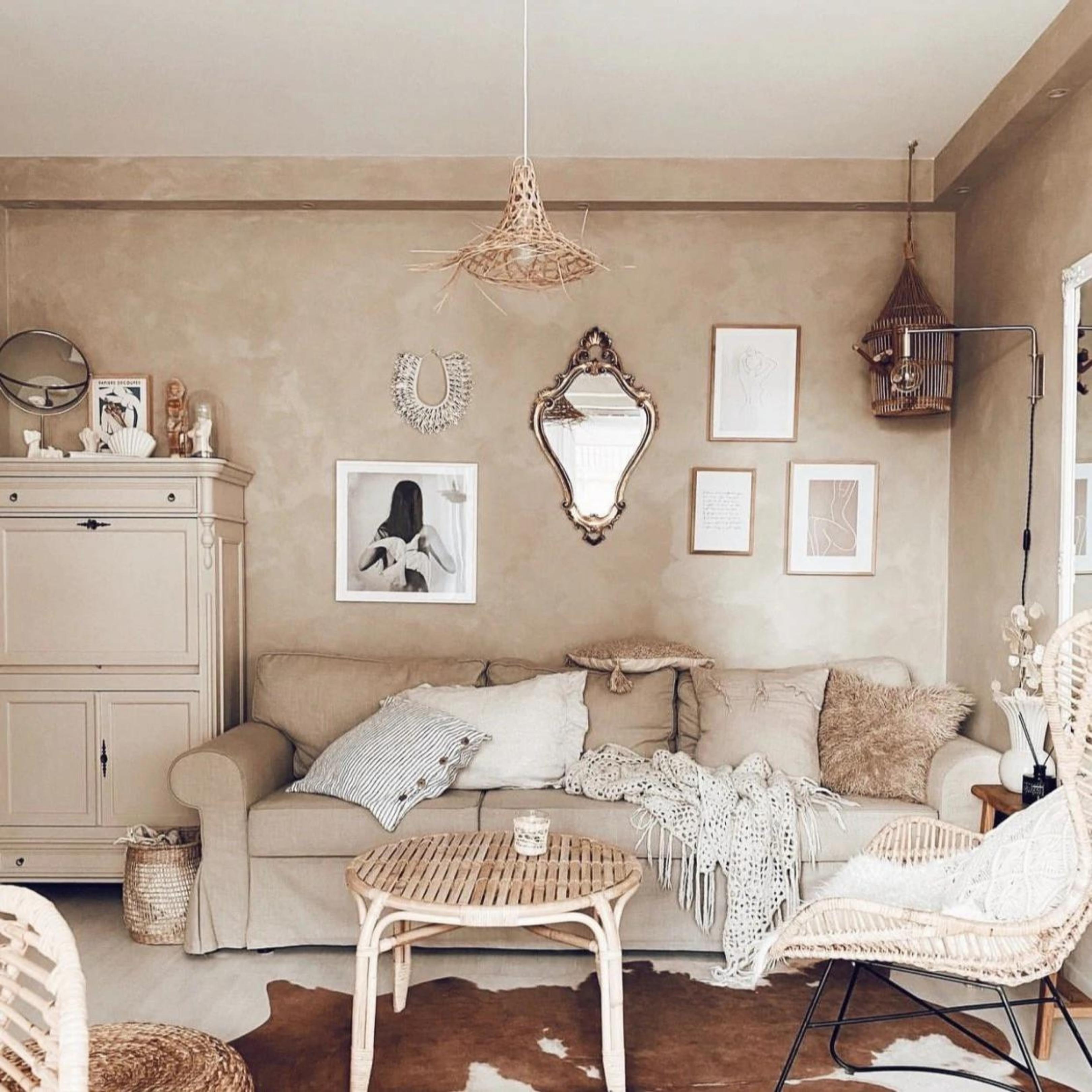 Bamboo Lampshade, Mangsit Lampshade - Size Small