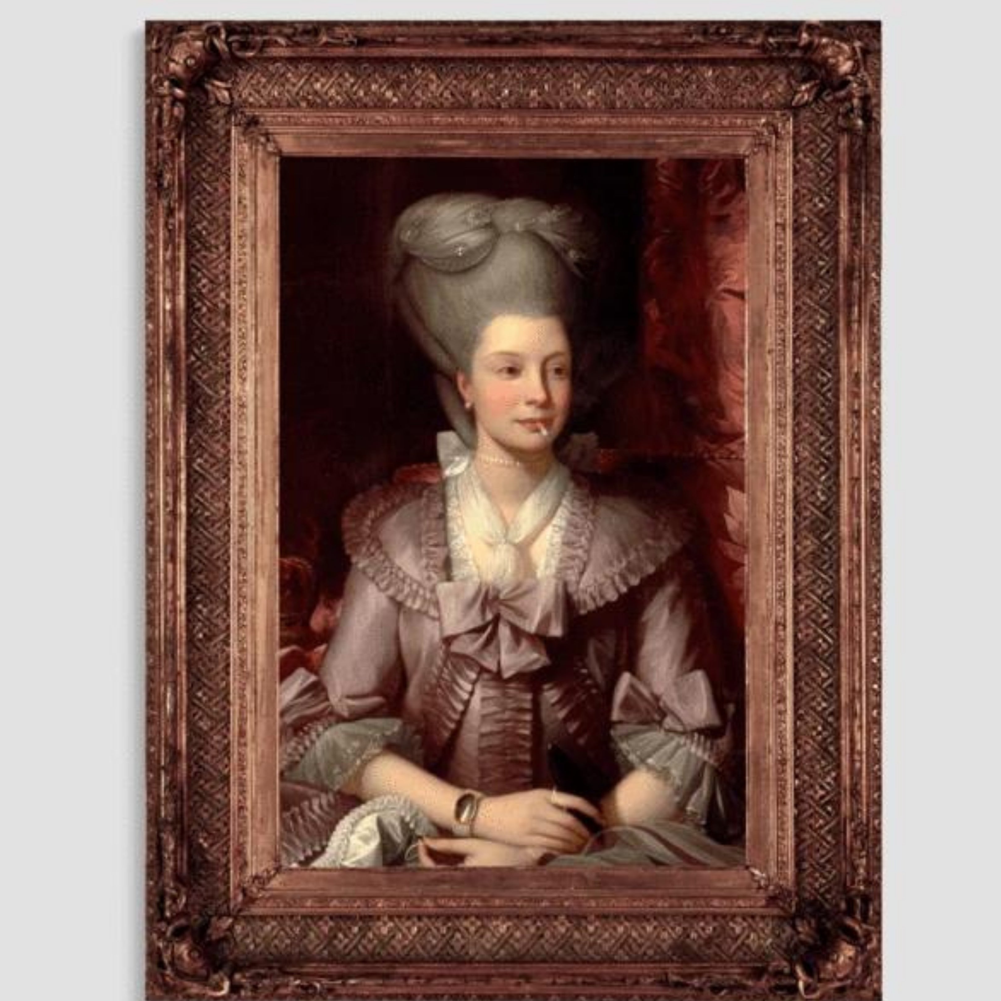 Prince & Rebel - Fag Ash Lil' Canvas Print