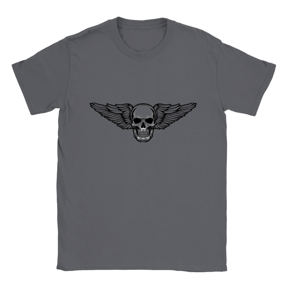 Winged Skull Classic Unisex Crewneck T-shirt