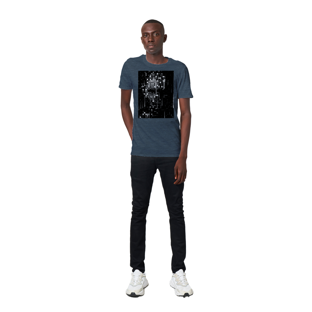 Dark Robot Print in Classic Unisex Crewneck T-shirt