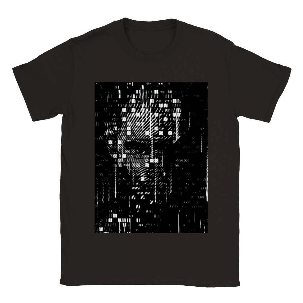 Dark Robot Print in Classic Unisex Crewneck T-shirt
