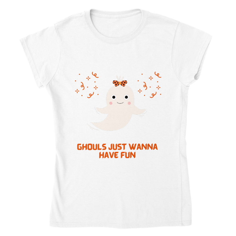 Ghouls Just Want to Have Fun Classic Women's Crewneck T-shirt