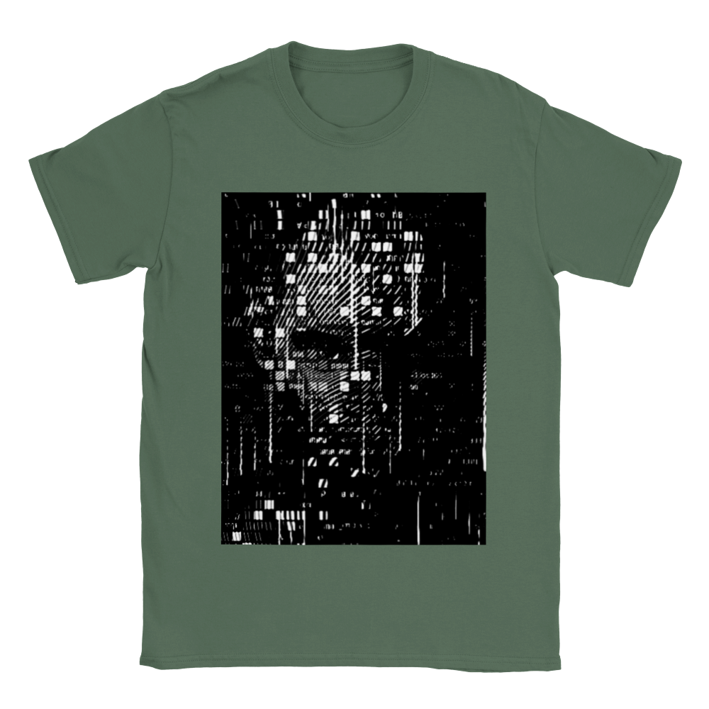 Dark Robot Print in Classic Unisex Crewneck T-shirt