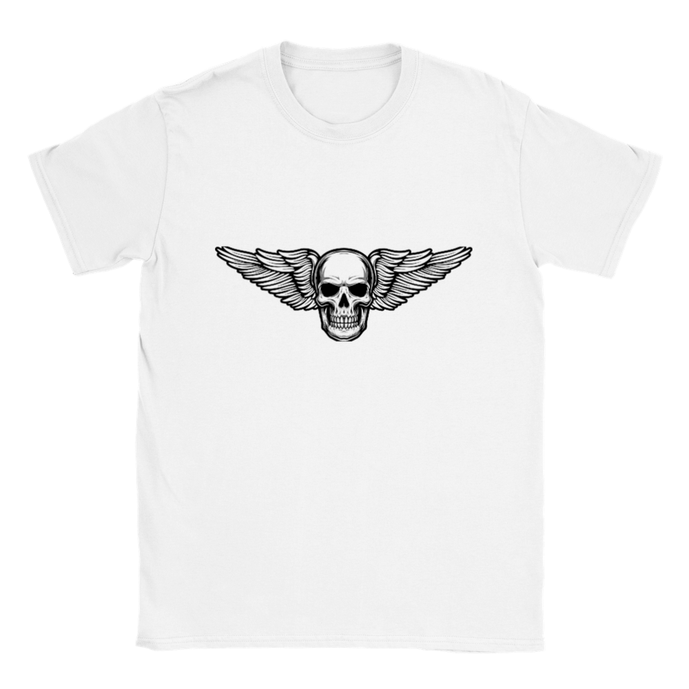 Winged Skull Classic Unisex Crewneck T-shirt