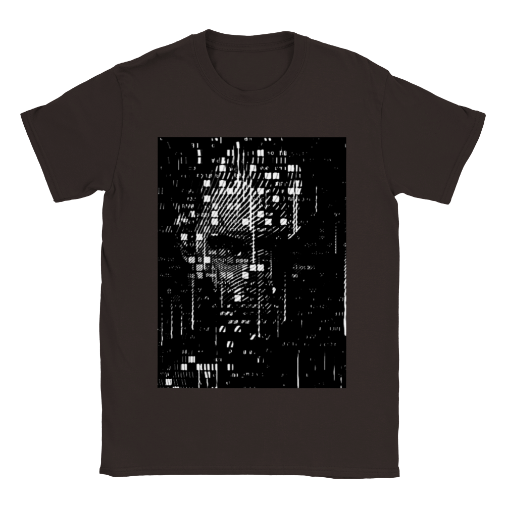 Dark Robot Print in Classic Unisex Crewneck T-shirt