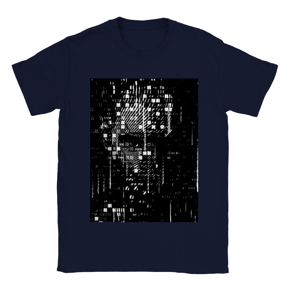 Dark Robot Print in Classic Unisex Crewneck T-shirt