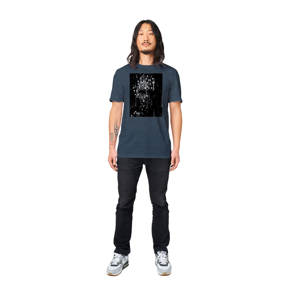 Dark Robot Print in Classic Unisex Crewneck T-shirt