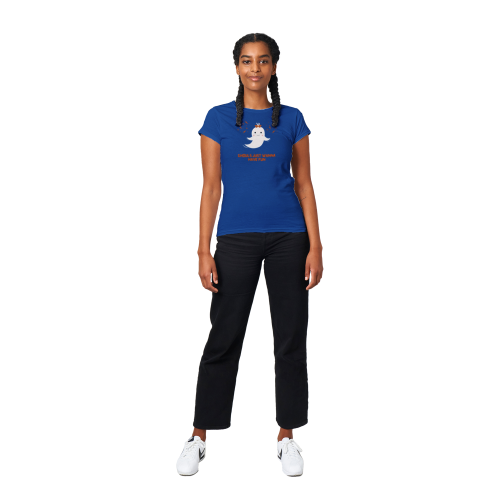 Ghouls Just Want to Have Fun Classic Women's Crewneck T-shirt