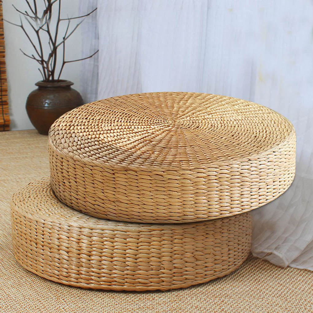 Tatami Round Straw Handwoven Cushion Seat