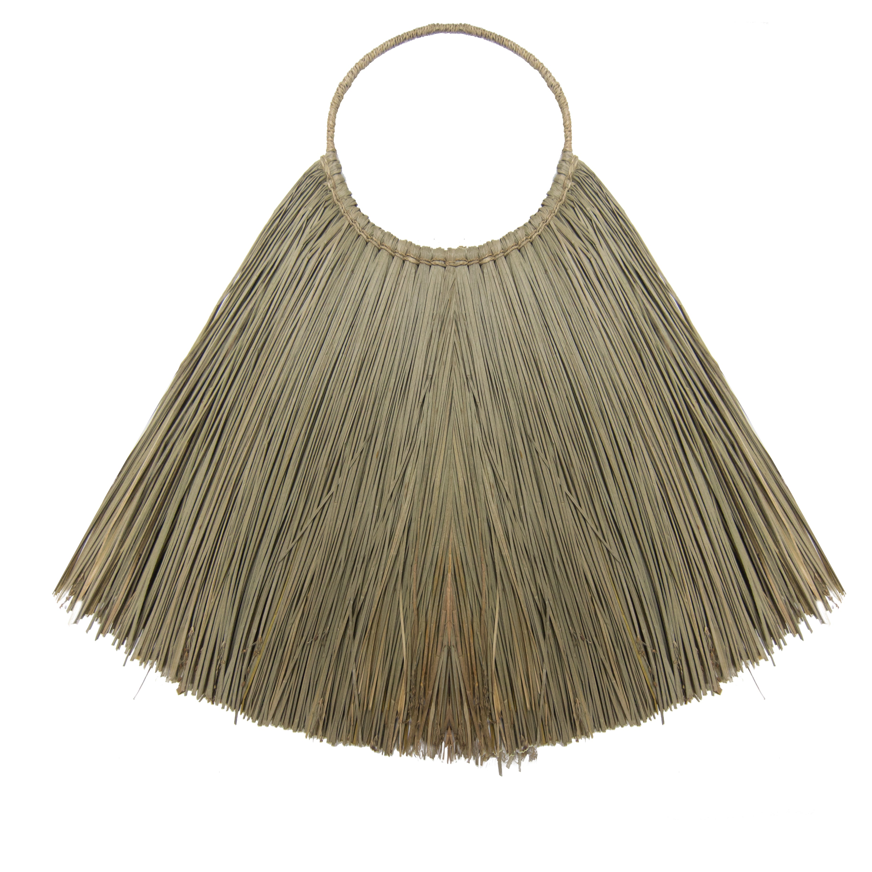 Large Seagrass Fan Wall Decor – Handmade Natural Boho Statement