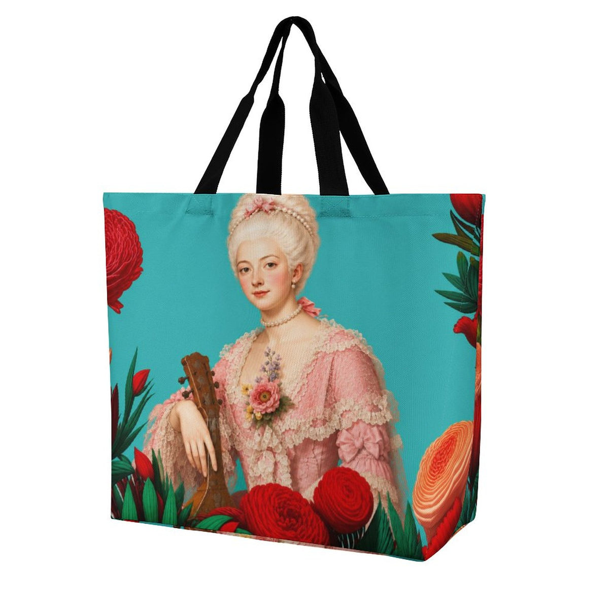 LargTe One Shoulder Shopping Bag (All-Over Printing)