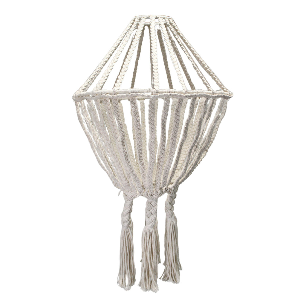 Bohemian Macrame Chandelier - Natural Image 1