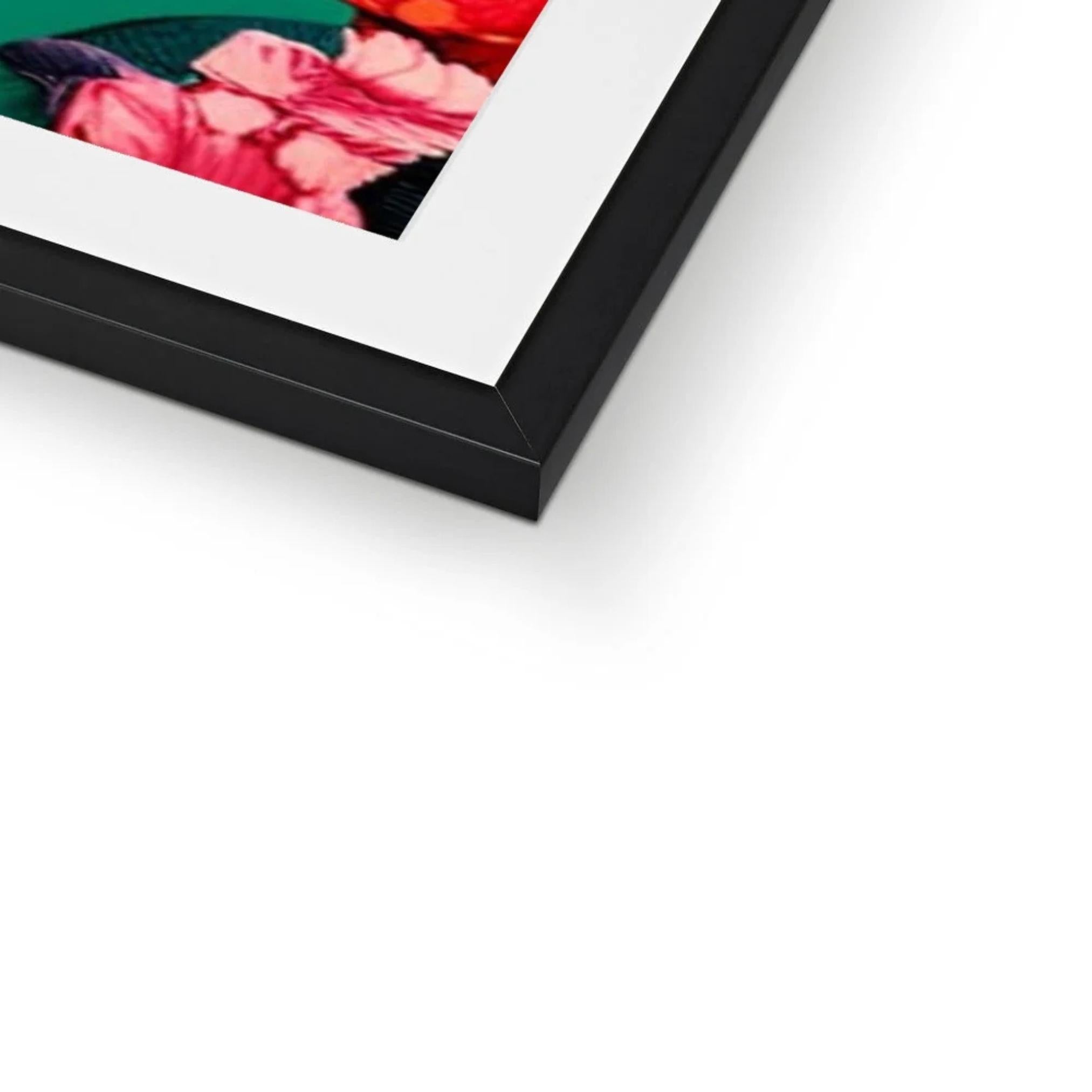 Vivienne – Bold in Bloom Portrait – Framed Print