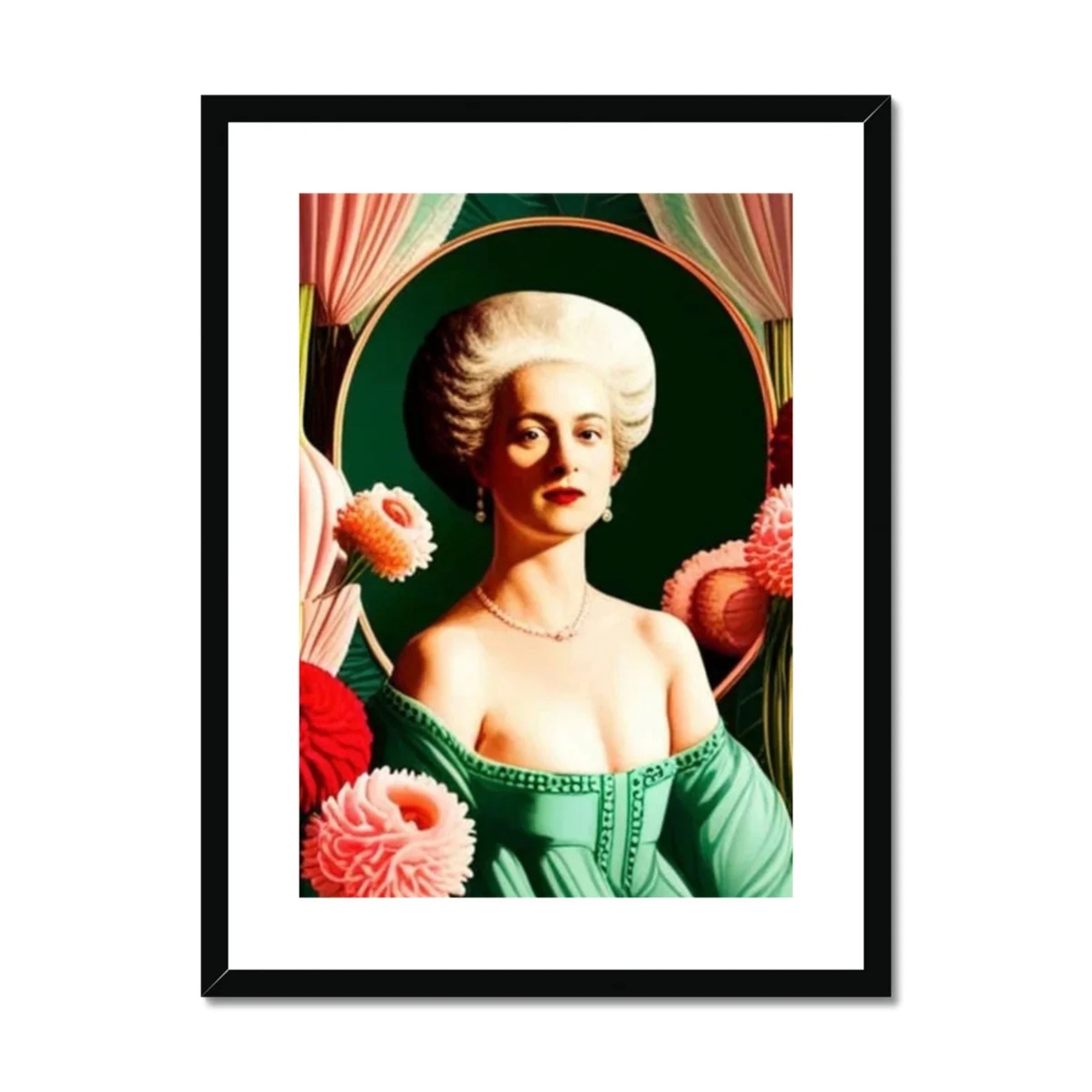 Élodie – Garden Reverie – Framed Print