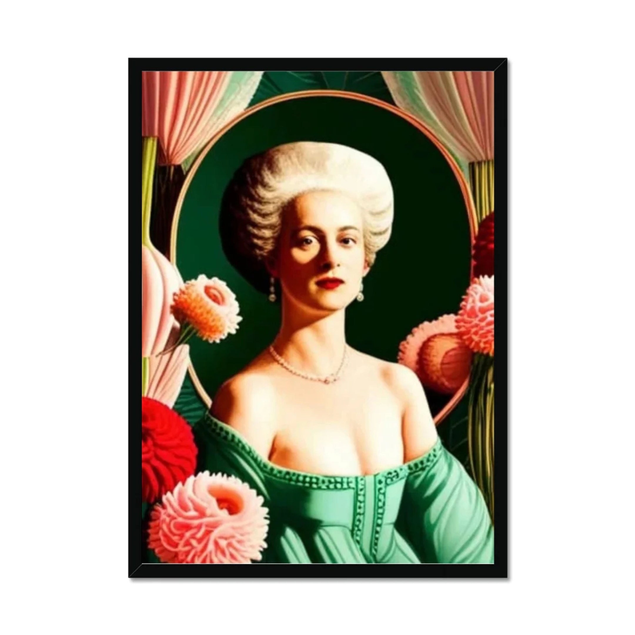 Élodie – Garden Reverie – Framed Print