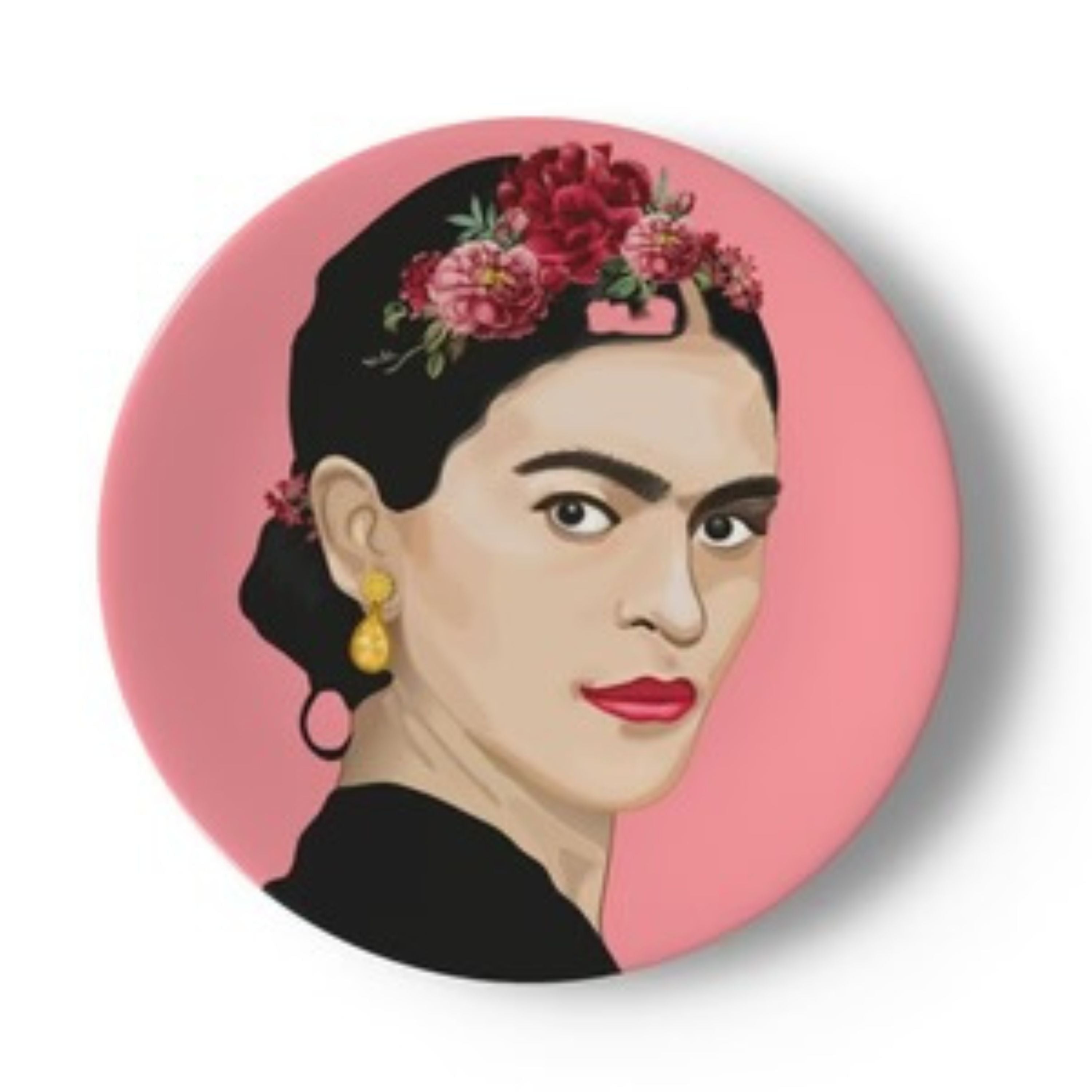 Frida Kahlo Inspired Decorative Plate