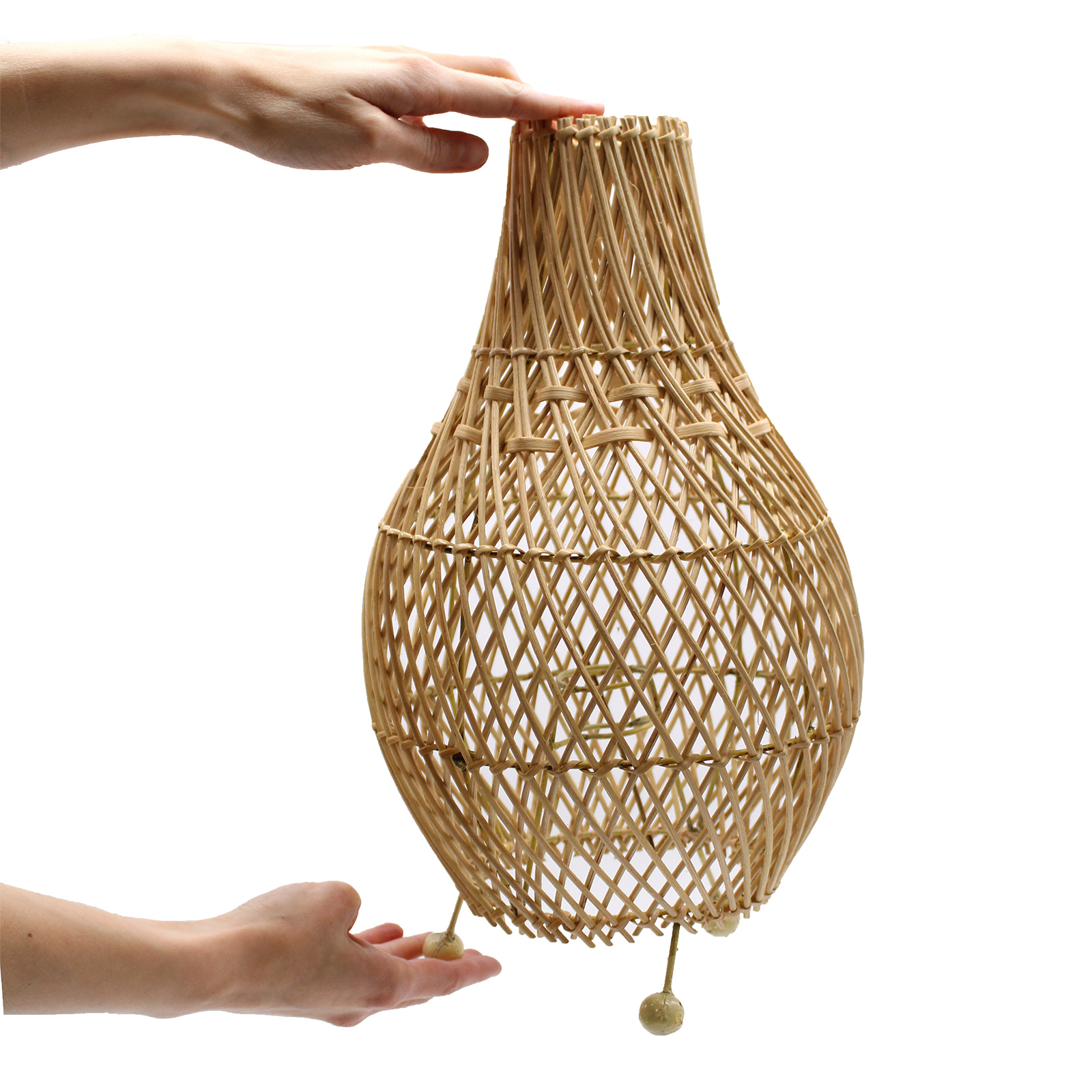 Handwoven Rattan Table Lamps - Natural Image 3