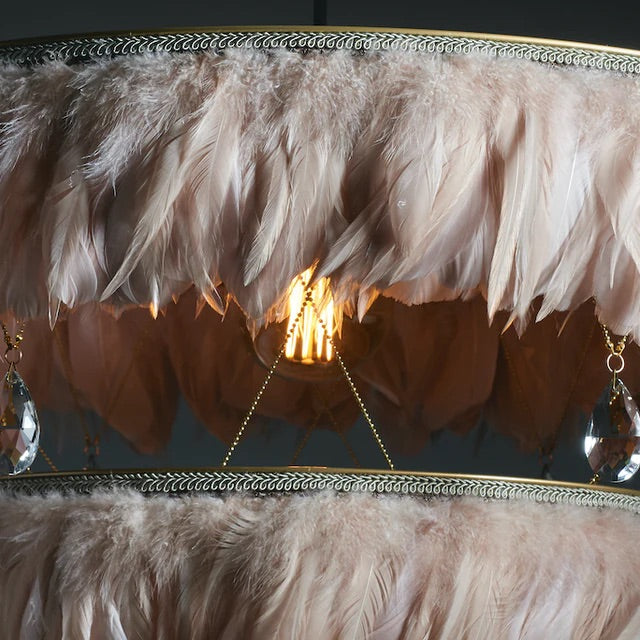 The Bertie Lampshade in Blush Pink