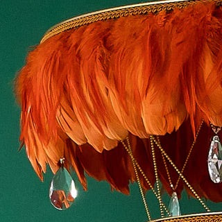 The Bertie Lampshade in Burnt Orange