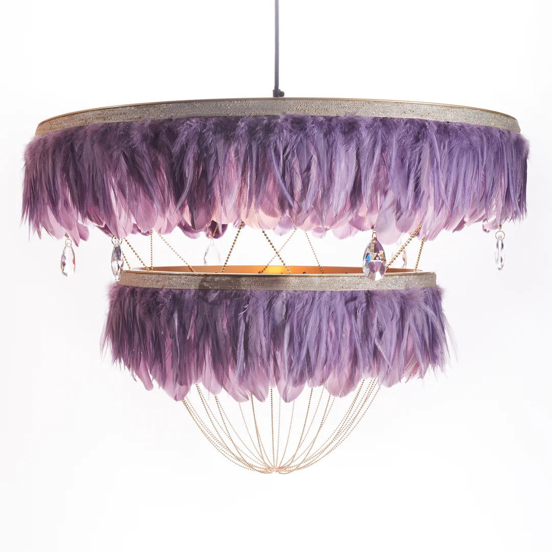 The Bertie Lampshade in Lilac