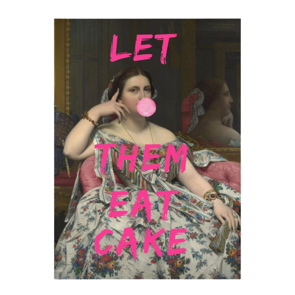 Let Them Eat Cake, Bubble Gum Vintage Portrait by The Art Concept Image 1