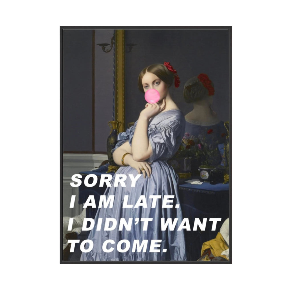 Sorry I Am Late. I Didn&#039;t Want To Come. by The Art Concept