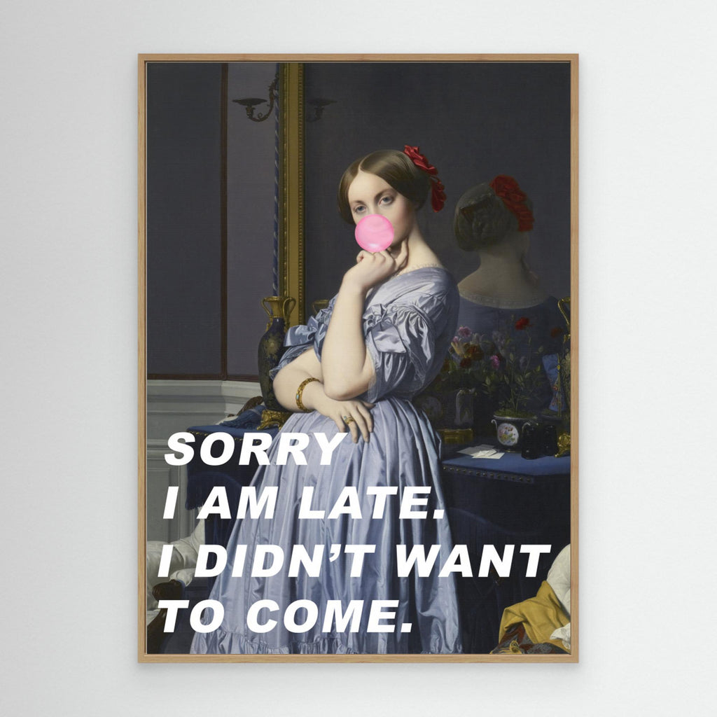 Sorry I Am Late. I Didn&#039;t Want To Come. by The Art Concept