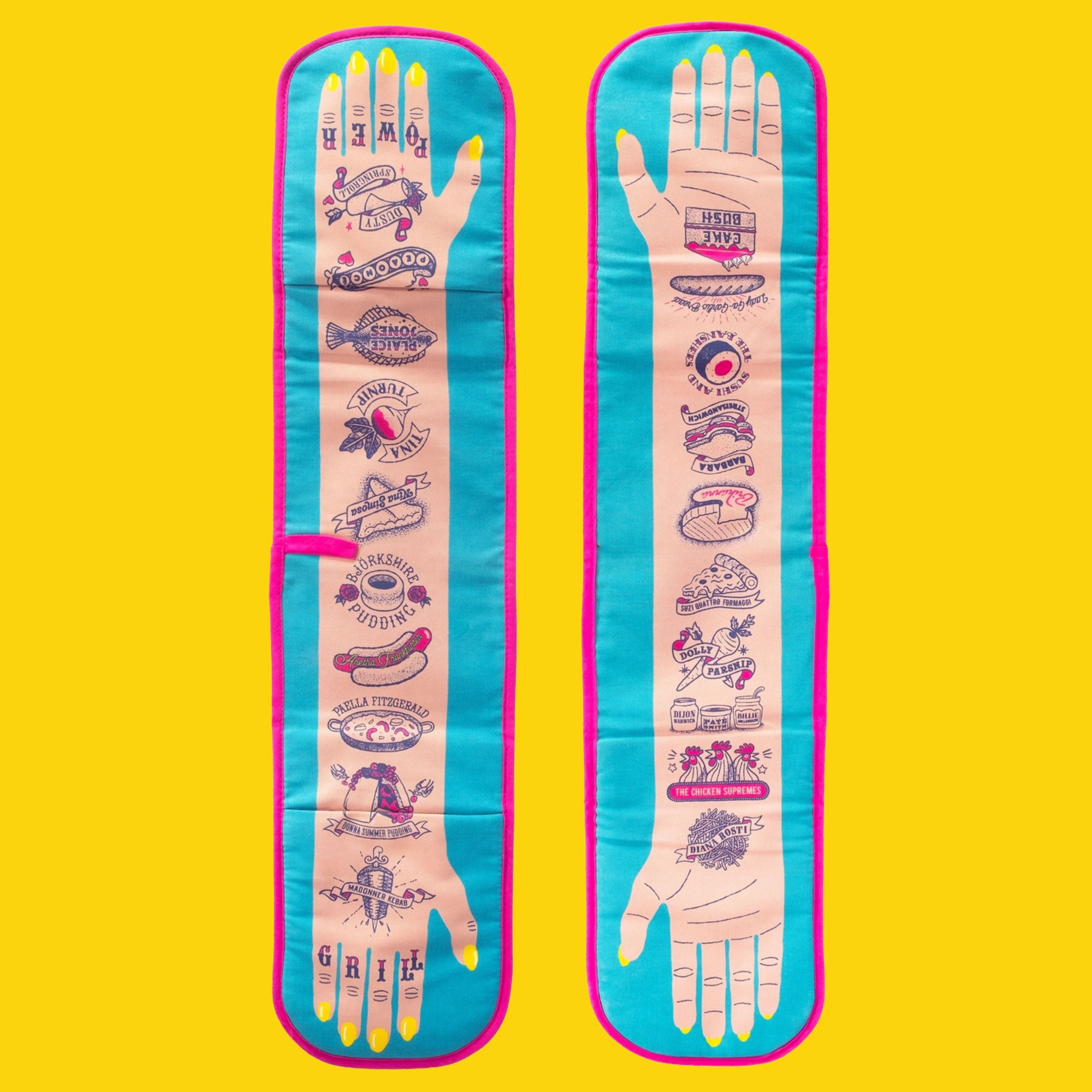 Grill Power Double Oven Glove (Light) – Cook Like the Rockstar You Are