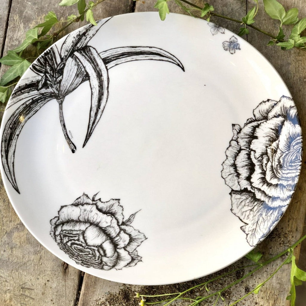 Sarah Horne Botanical - Fine Bone China Dinner Plates