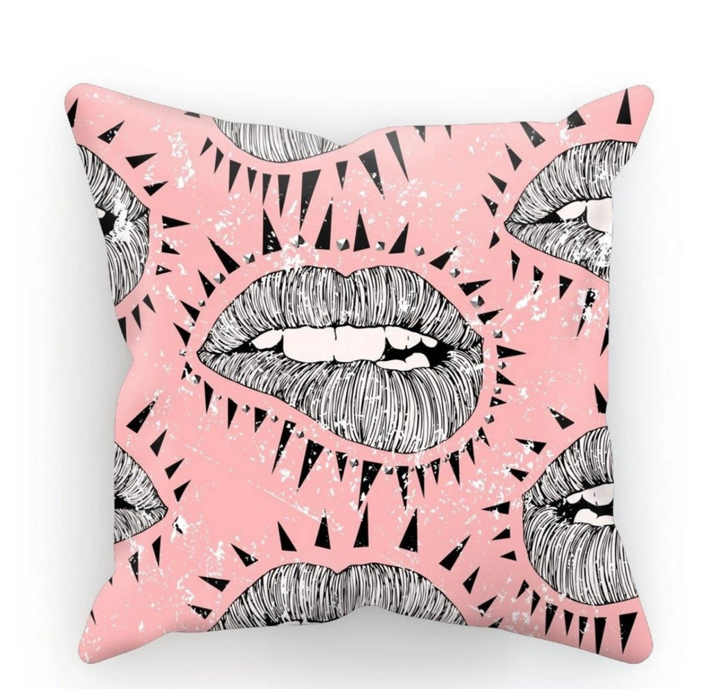 Punky Lips Cushion Cover and Inner