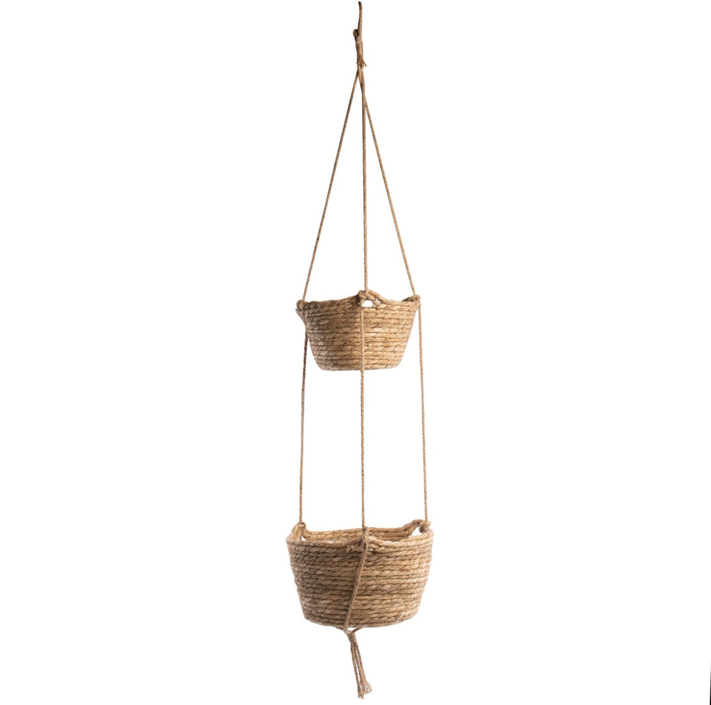 Two Tier Hanging Seagrass Planter