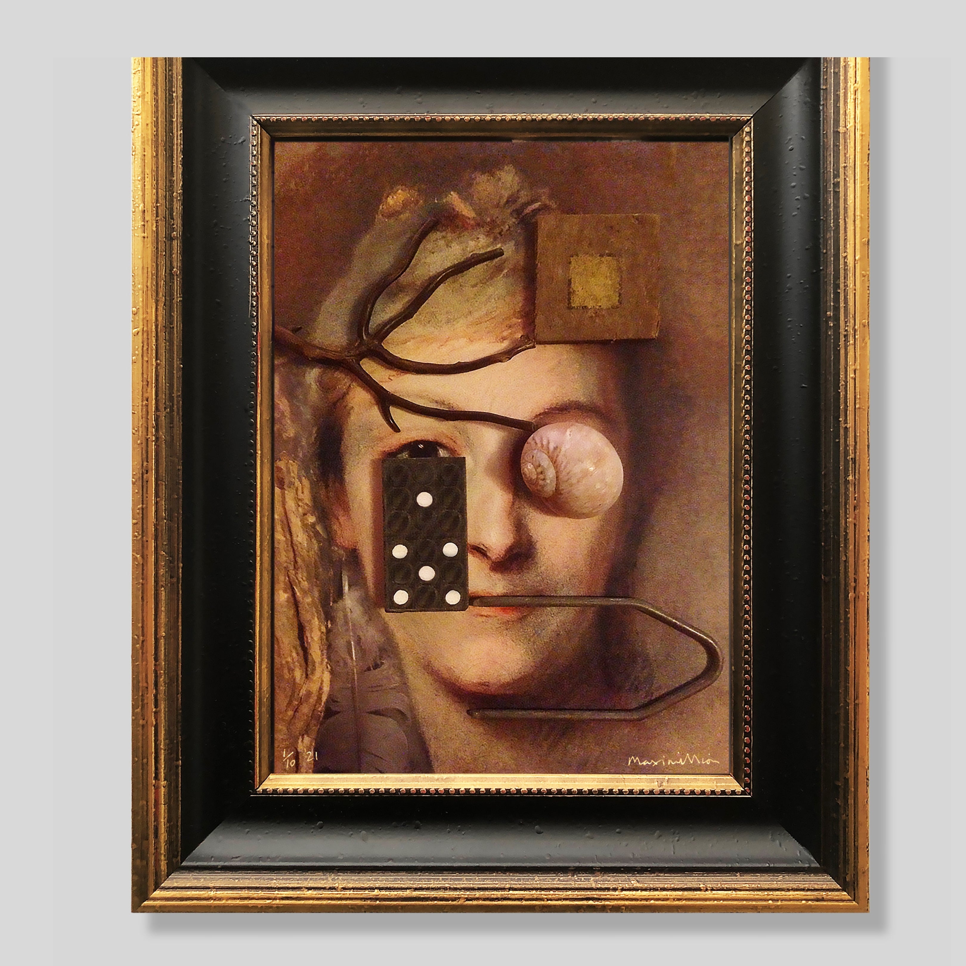 Limited Edition Pair of Prints Entitled Domino & Amanita Virosa