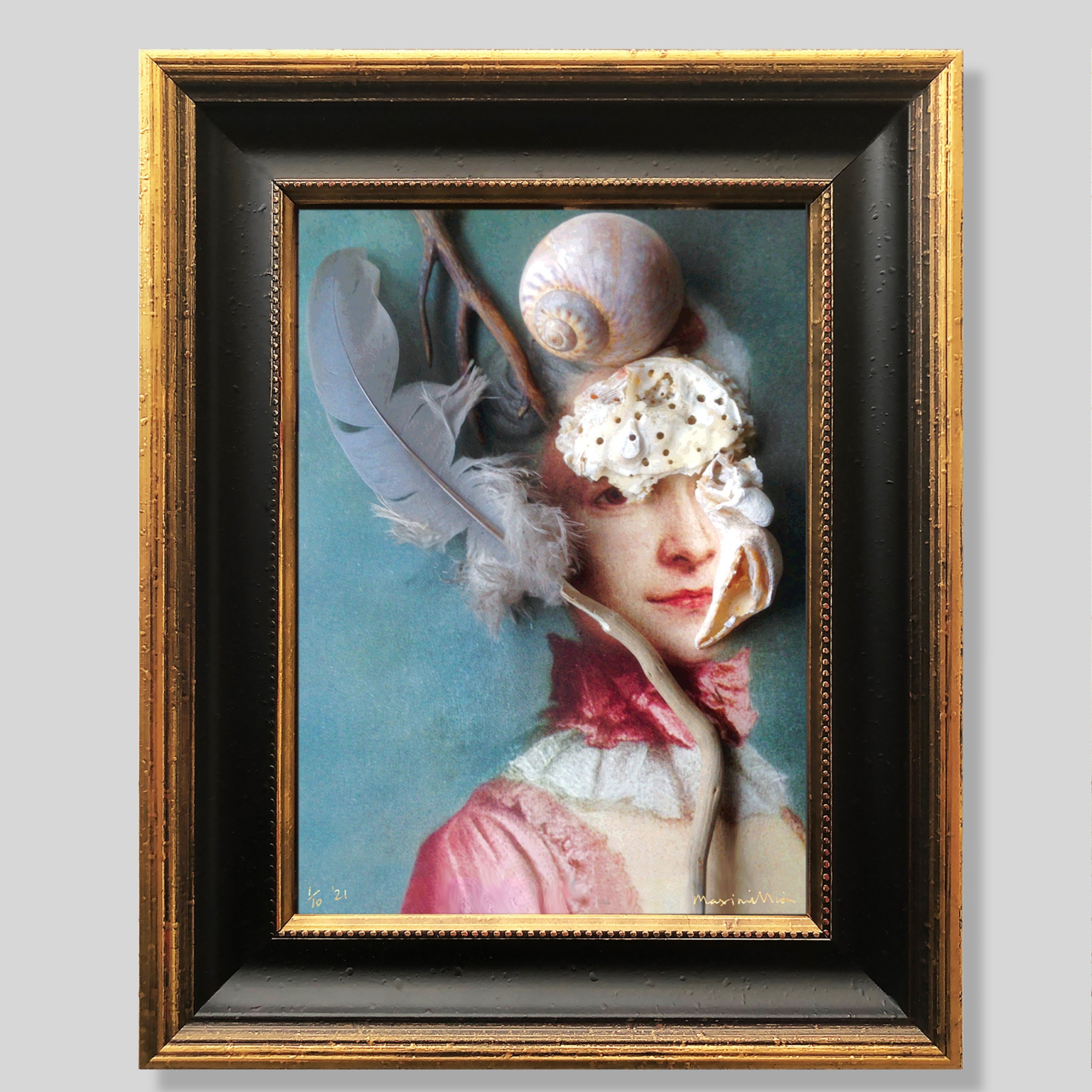 Limited Edition Pair of Prints Entitled Queen & King