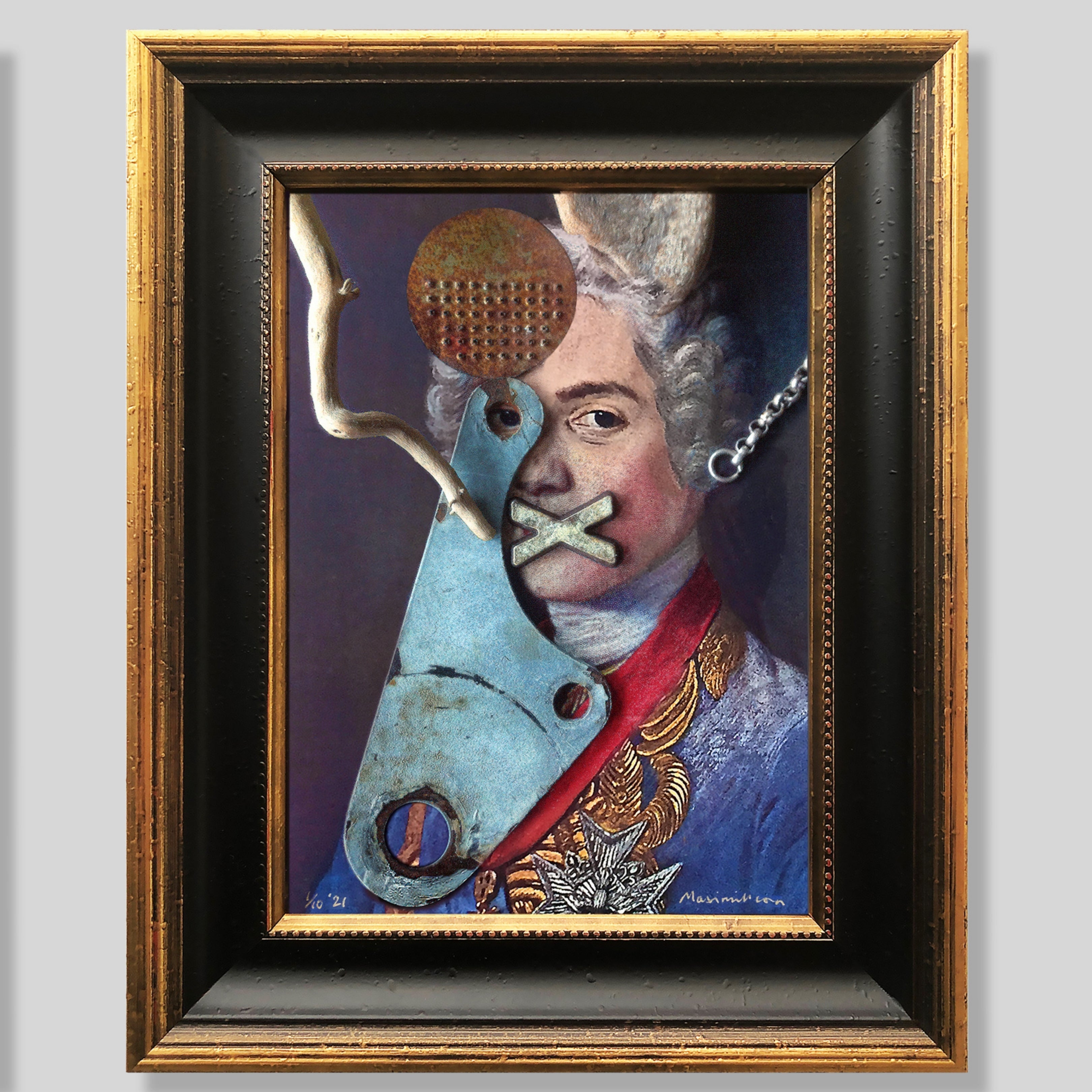 Limited Edition Pair of Prints Entitled Queen & King