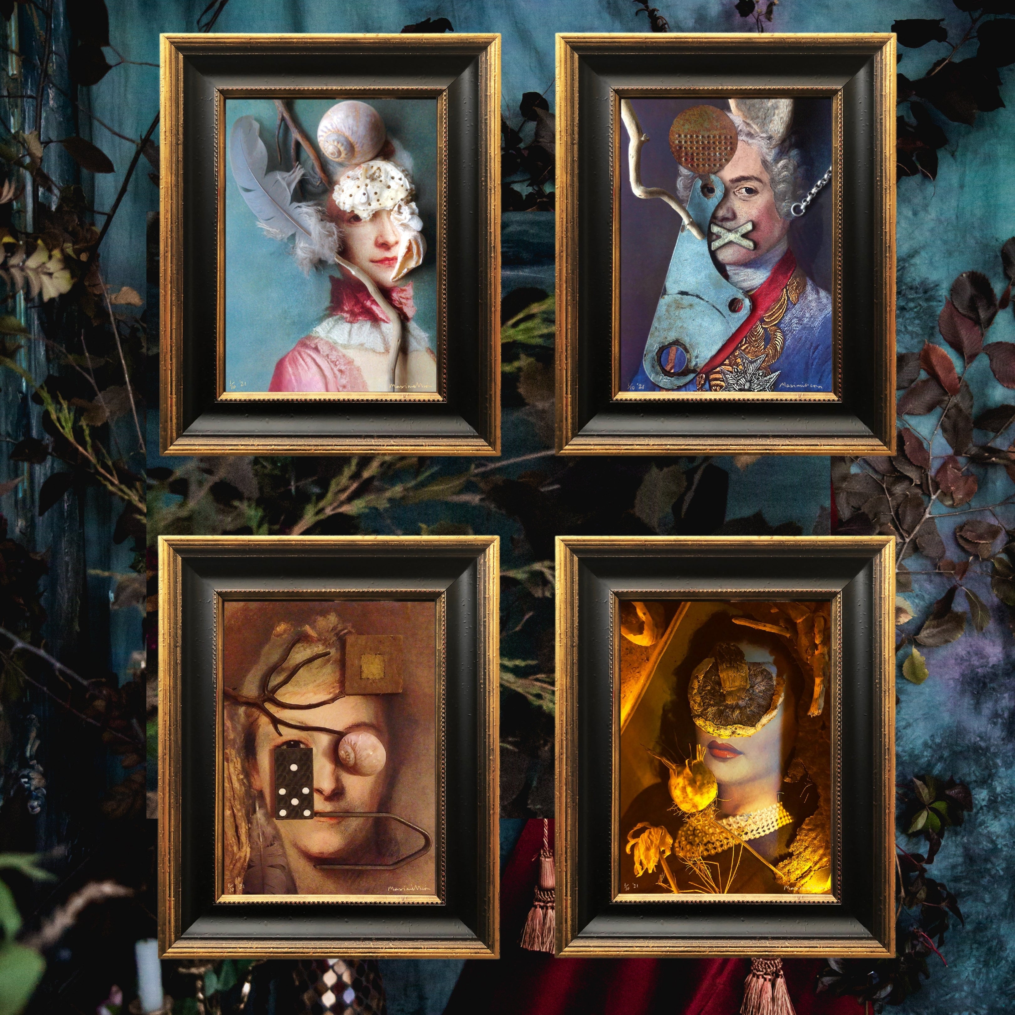 Limited Edition Pair of Prints Set of Four - The Alchemy Collection