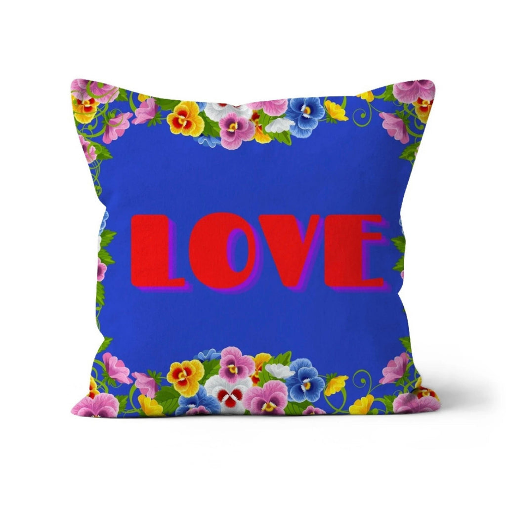 Personalised Love Cushion Print on Both Sides, Cushion Cover with Inner